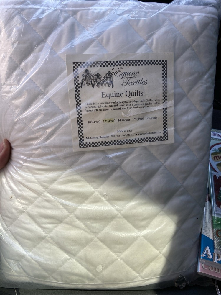 NEW Equine Quilts 4/pkg 12"
