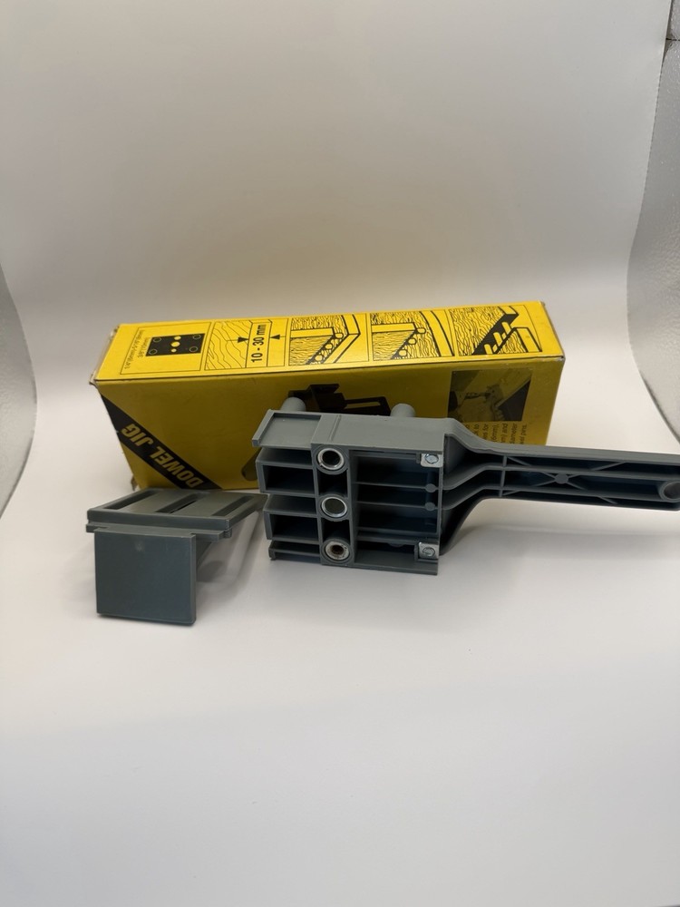 Dowel Jig Hole Aligner, Gray Plastic Self-centering Doweling
