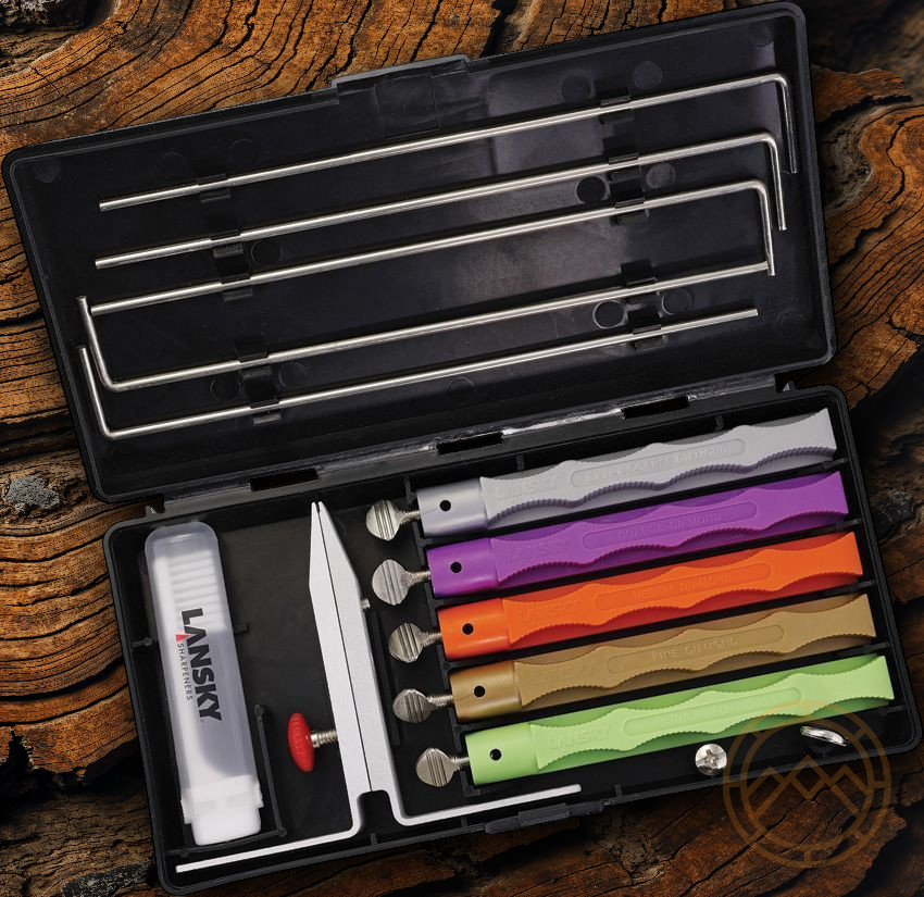 Lansky 5-Stone Deluxe Diamond System Ultrafine To Ultra-Coarse Multi-Angle Clamp