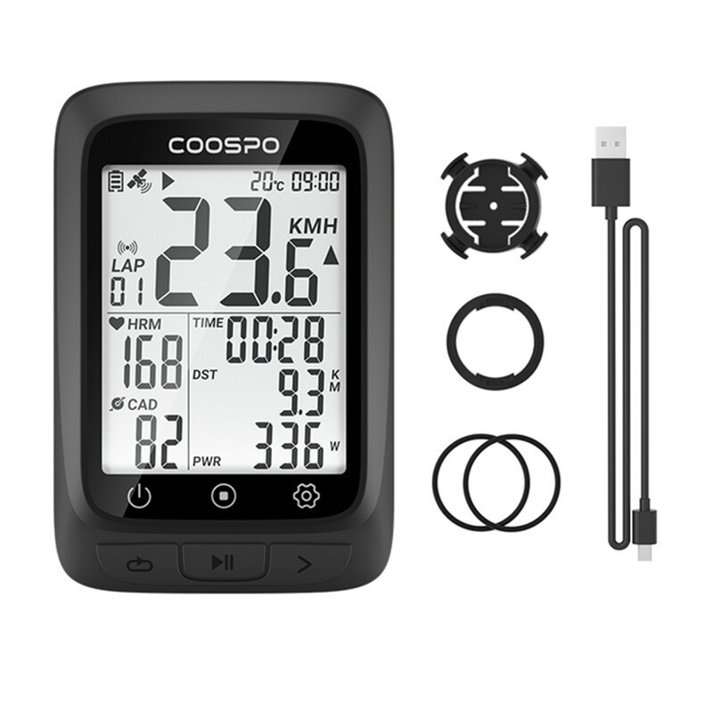 Bike LCD Computer GPS Wireless Bicycle Odometer Waterproof Speedometer Bluetooth