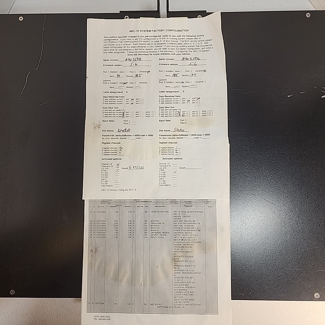 Burk Technology ARC-16 Transmitter Remote Control System
