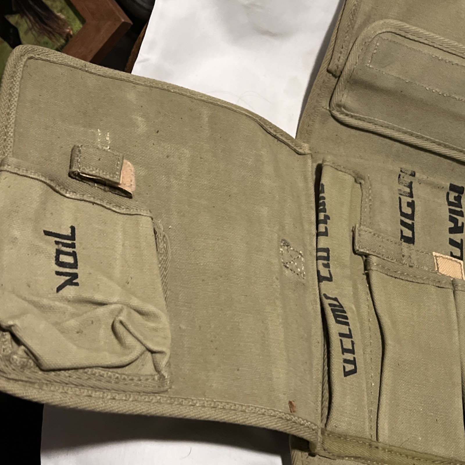 Israeli IDF Combat 1970s Canvas Pouch Military Surplus