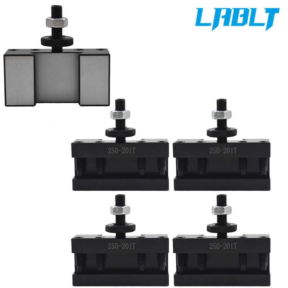 LABLT 5Pcs BXA 250-201T Oversize 3/4" Turning Quick Change Tool Post Holder