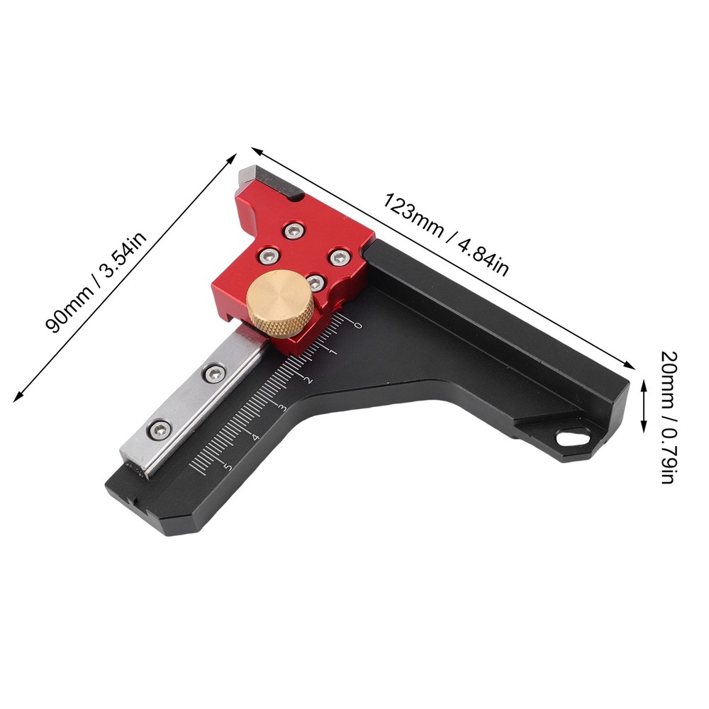 Table Saw Height Gage Depth Measuring Ruler Setup Block For Router Table