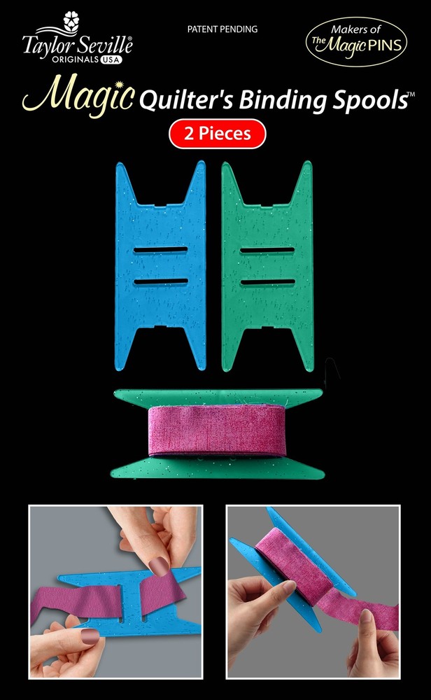 Taylor Seville Magic Quilter's Binding Spool-2 Pieces