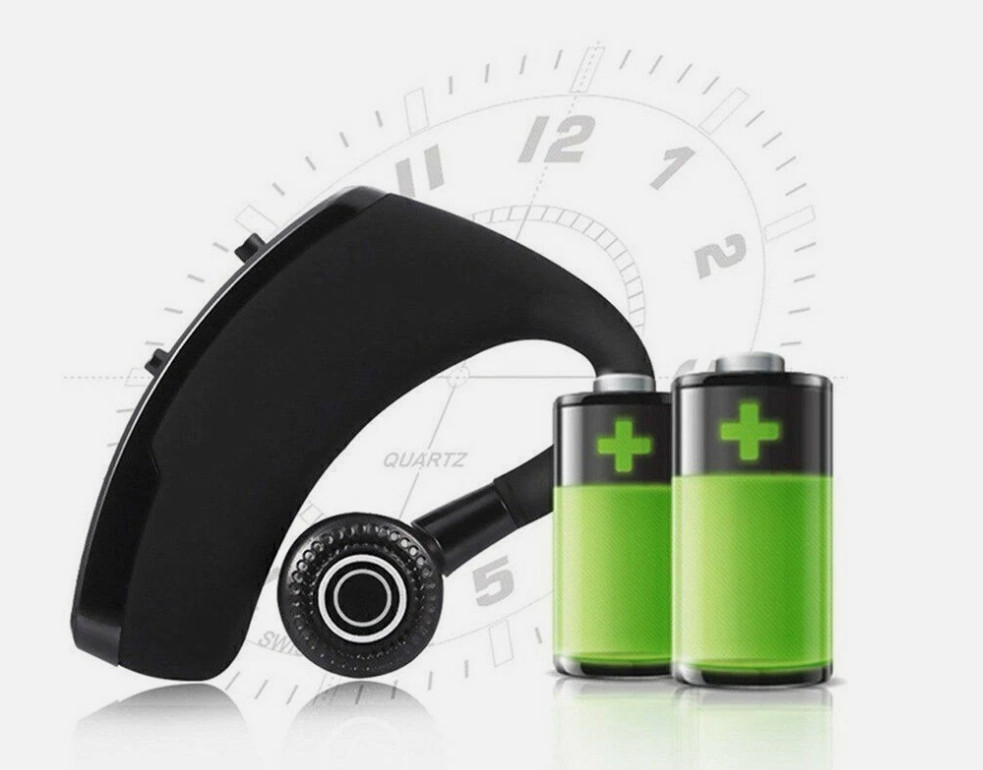 Wireless Handsfree Earphone EarHook Headset For iPhone Samsung Android Bluetooth