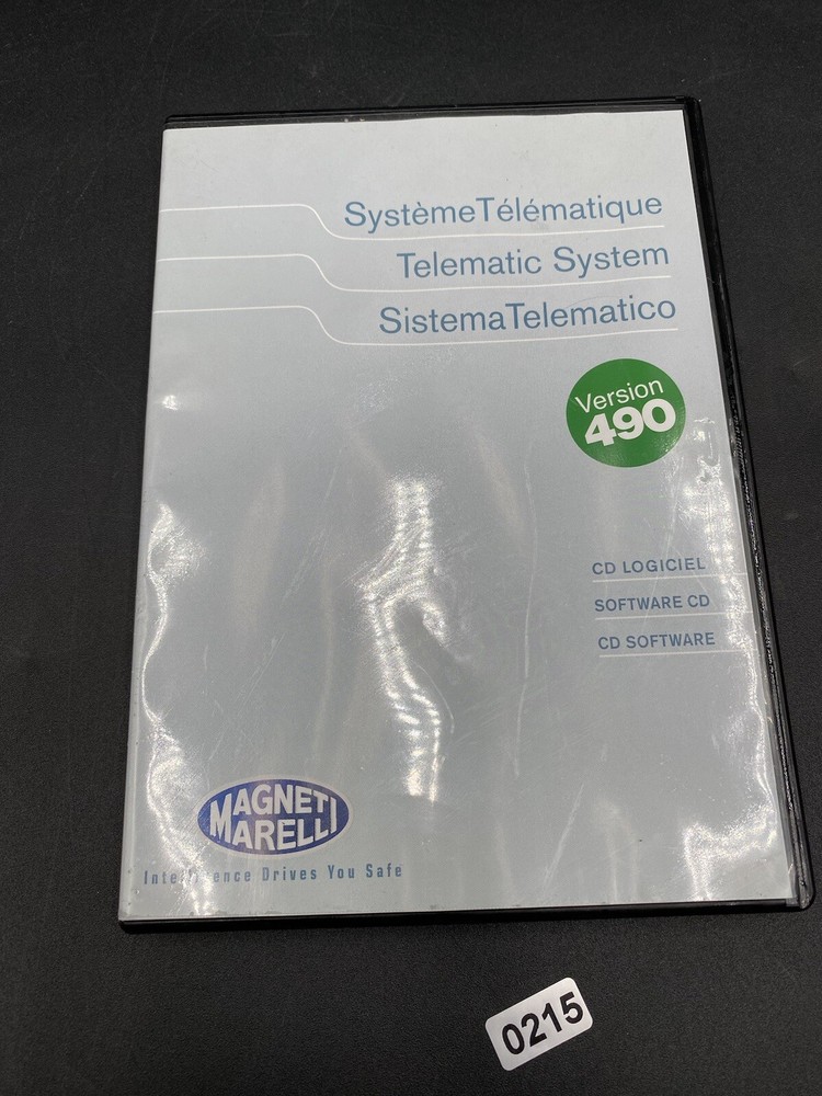 MagnetiMarelli Telematic System cd software, Cd Logiciel, Version 490 V6.52