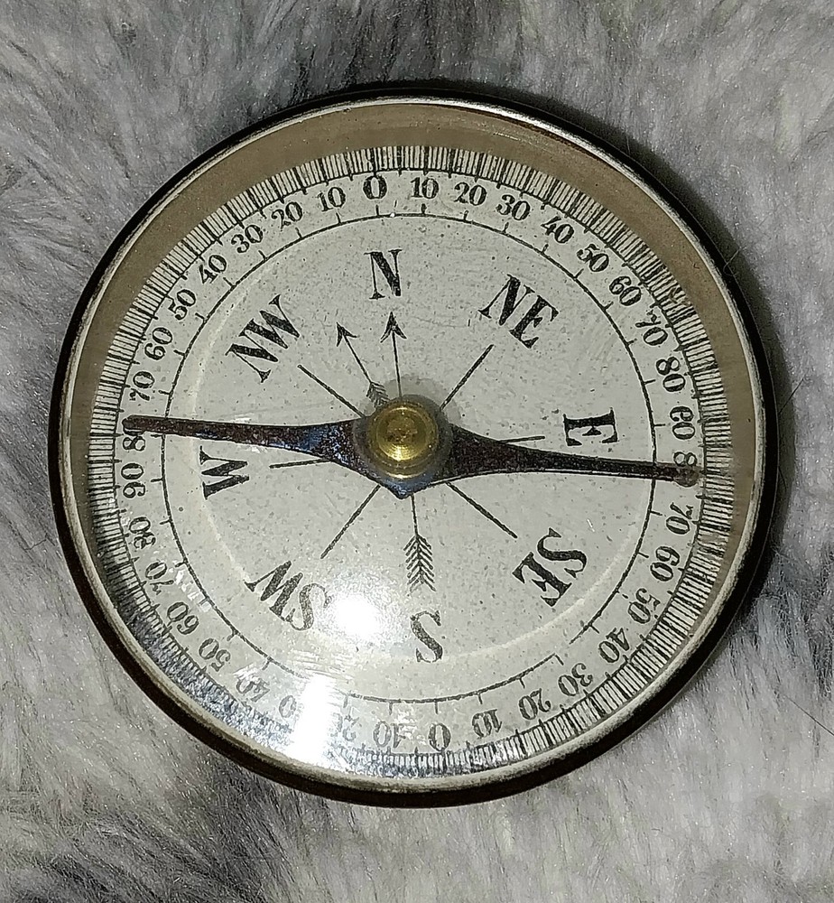 Antique Brass Compass