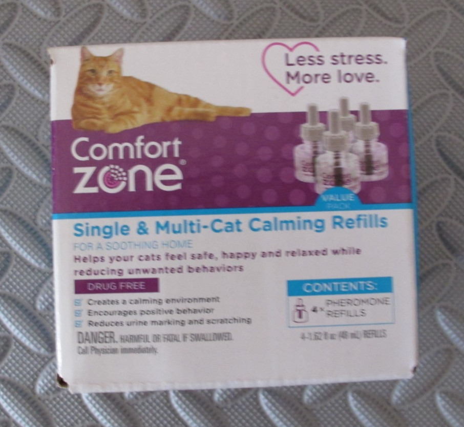 Comfort Zone Single & Multi-Cat Calming Diffuser Refills 4 Pack
