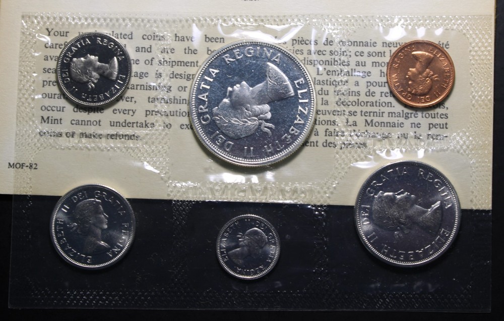 Canada 1964 Mint Proof Like Set With Envelope & COA (BBX)