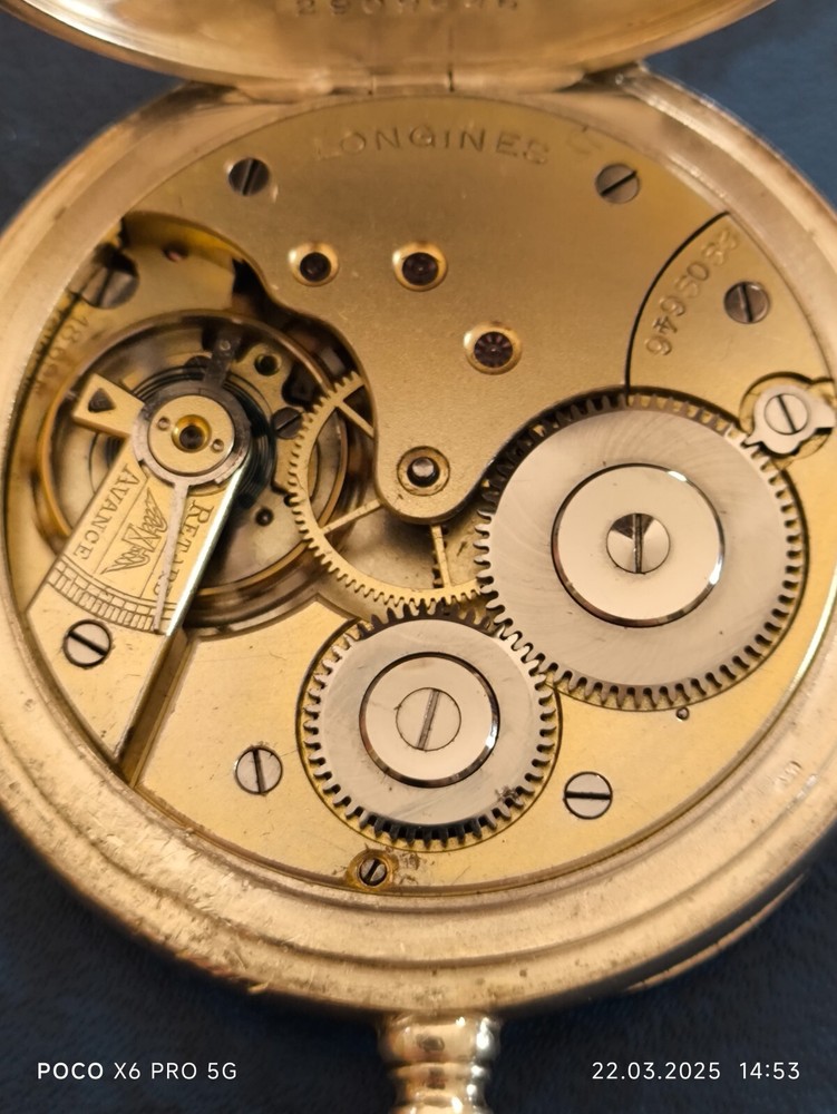 Longines Antique Silver Poсket Watch 48 mm working