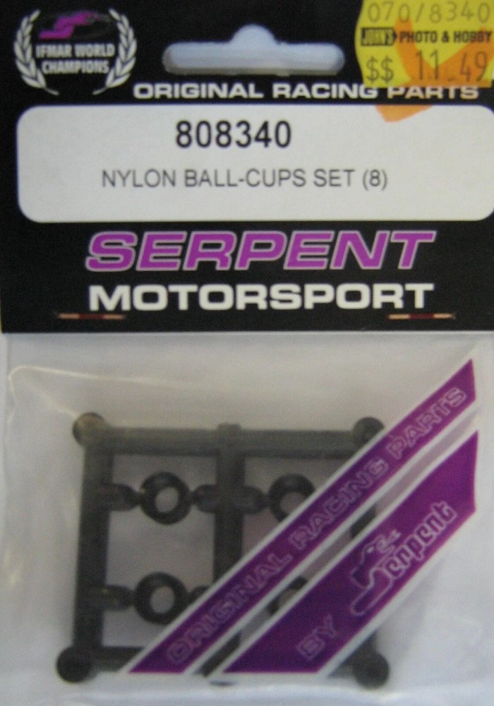 Serpent 808340 Nylon Ball-cups Set (8)