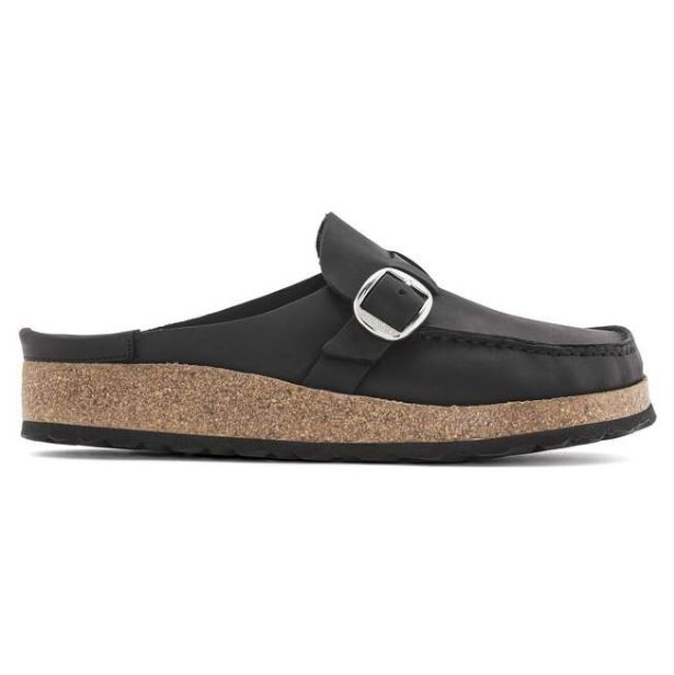 Birkenstock Buckley Oiled Leather Clog Moccasin Slip On Comfort Shoes - NEW