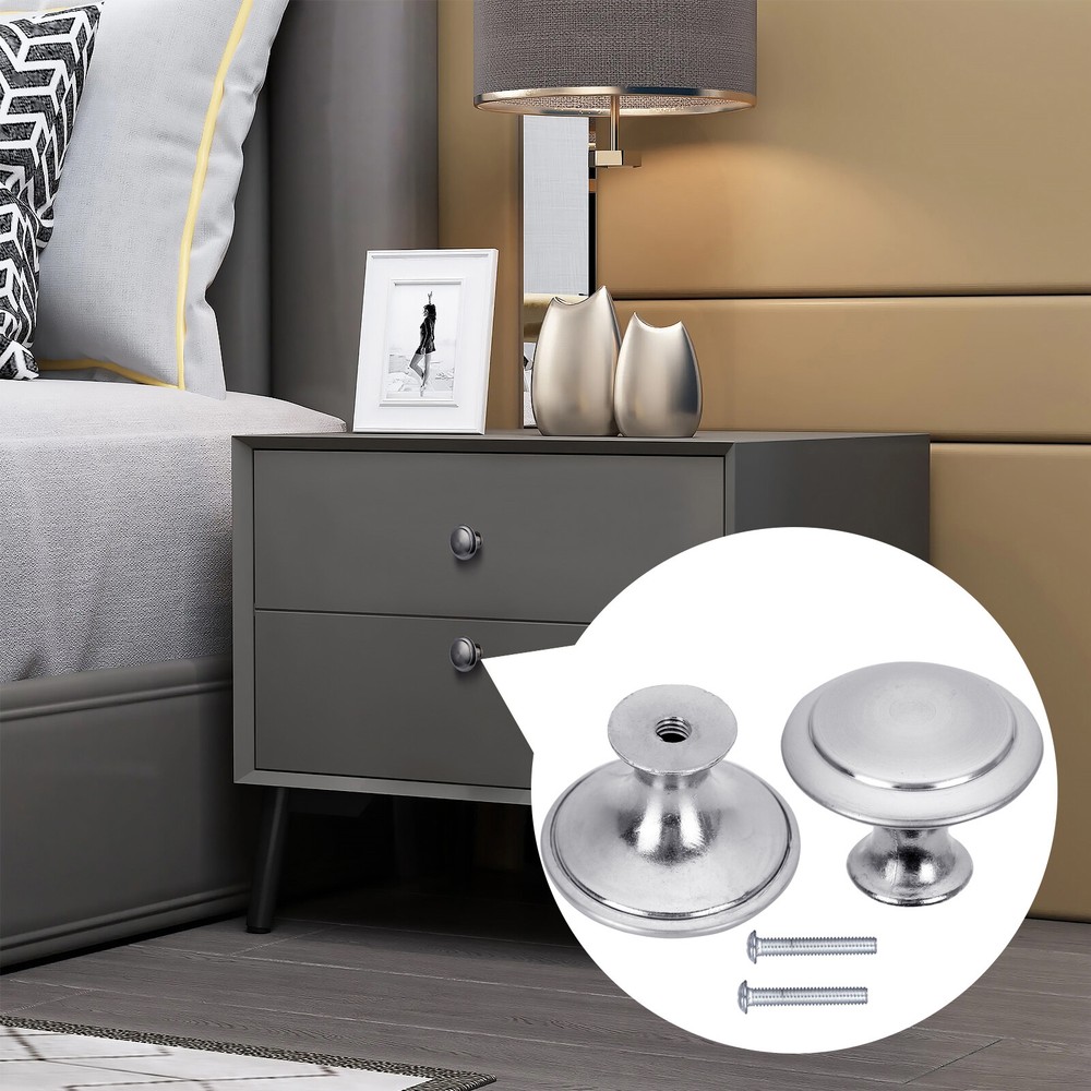 10PCS Cabinet Knobs Brushed Nickel Drawer Pulls Door Handles Kitchen Hardware