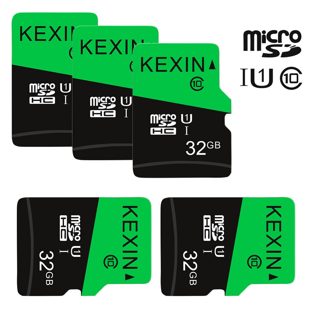 5Pack 32GB Micro SD TF Card SDHC Class 10 Flash Memory Card For Phone Camera