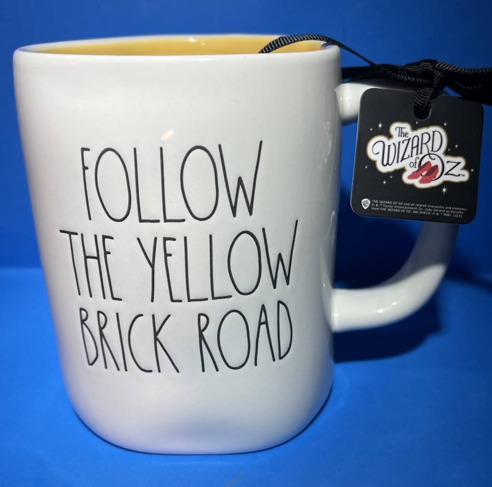 Wizard of Oz Scarecrow Emerald City Coffee Mug Set Collectible Rae Dunn NWT