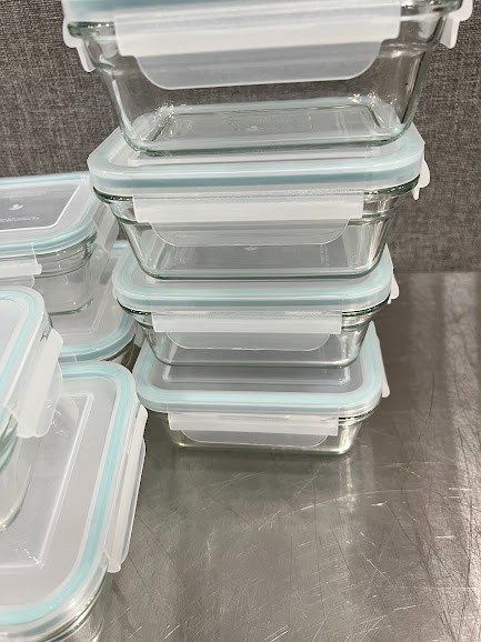 GLASSLOCK 24 Piece Oven Microwave Safe Glass Food Storage Containers Set w/Lids