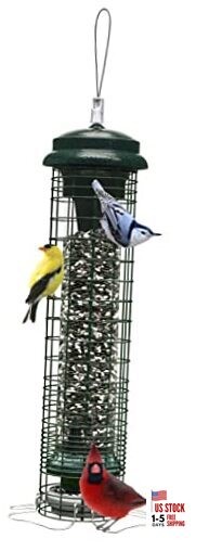 Squirrel Solution 150 Squirrel-Proof Bird Feeder for Wild Birds – 4 Stainless