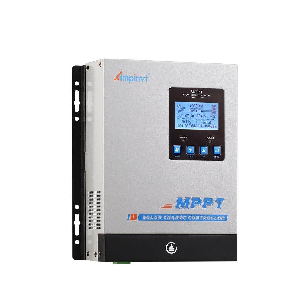 40A Solar Panel Charge Controller MPPT, Solar Battery Regulator 12v 24v 36v 4...