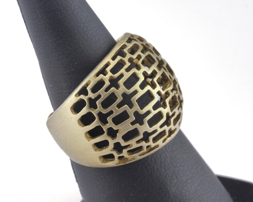 Adjustable Ring Raw brass (18mm 8US inner size) 2631