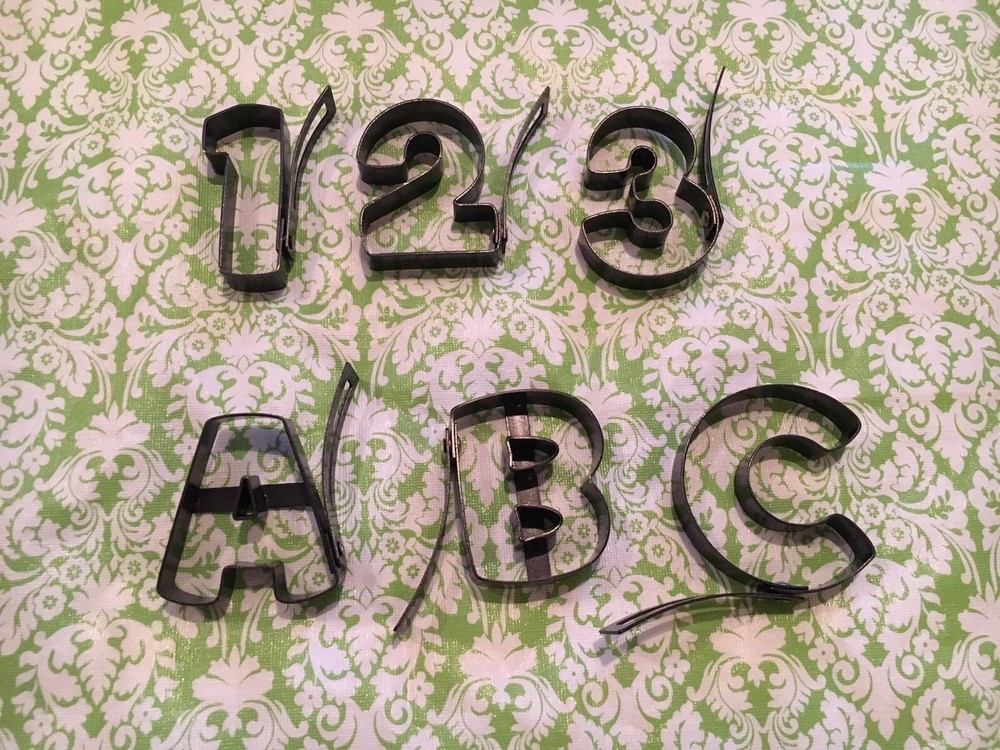 ABC And 123 Pancake Molds