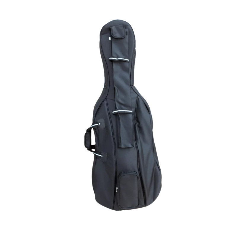 4/4 Cello Case Thickened Soft Bag Cello Bag Multiple Pocket adjustable backpack