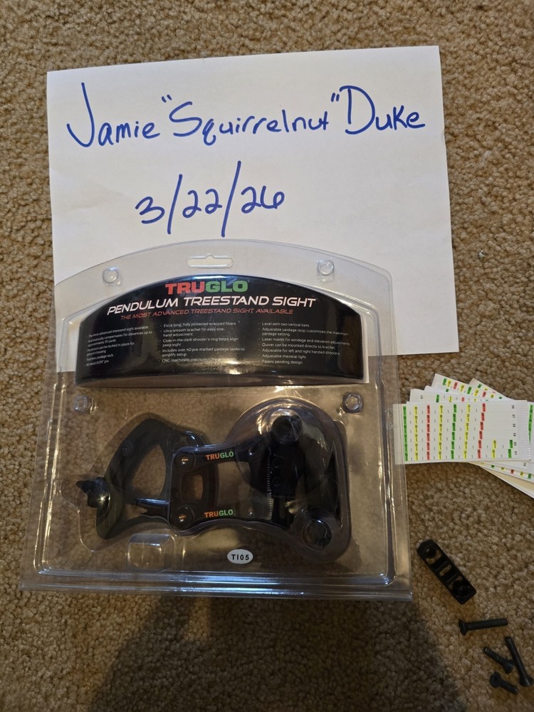 Truglo Single Pin Slider Pendulum Bow Sight