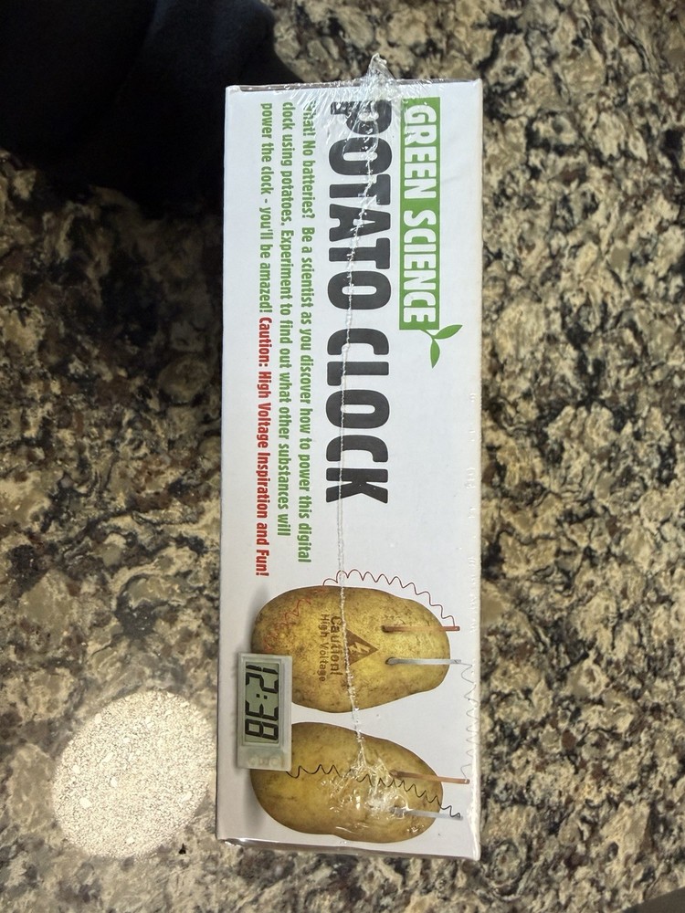 Green Science Potato Clock - Experiment Battery Home/School Science Kit Project