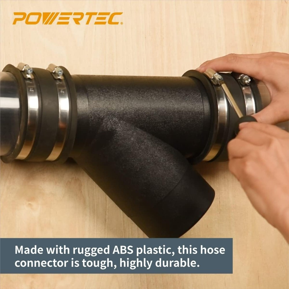 Airtight 4" Y-Fitting for Dust Collection Hose - Optimize Your Efficiency
