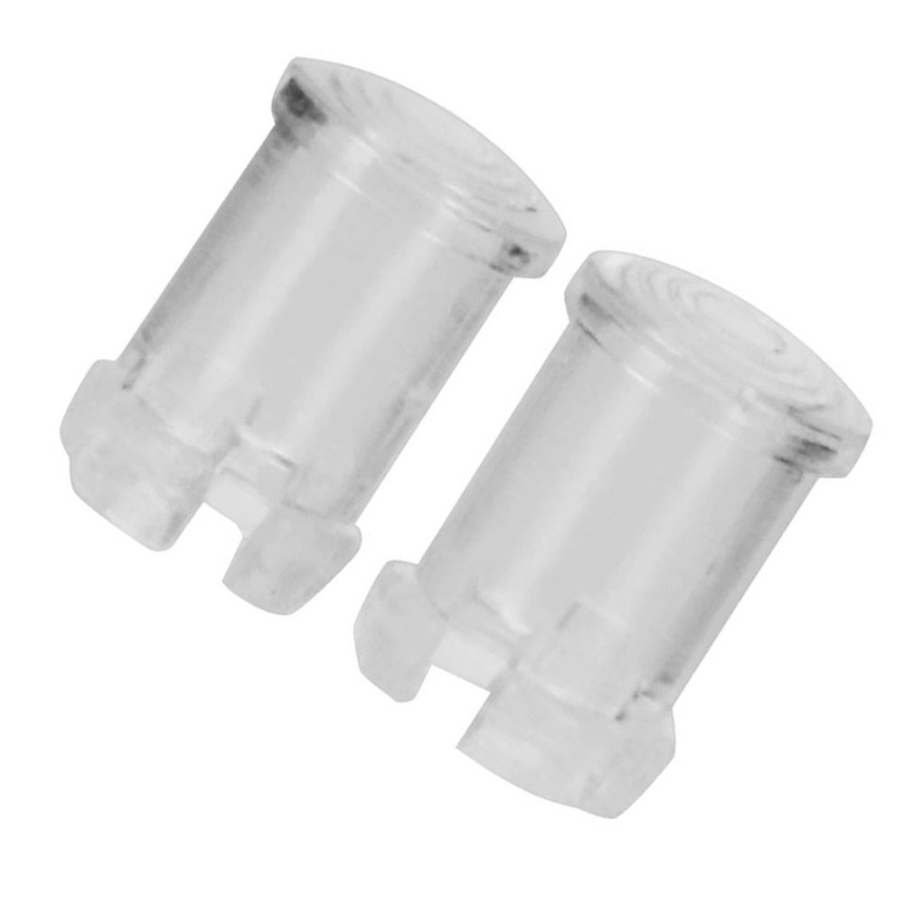 100Pcs Nylon LED Light Emitting Diode Transparent Lamp Light Caps Protective WT
