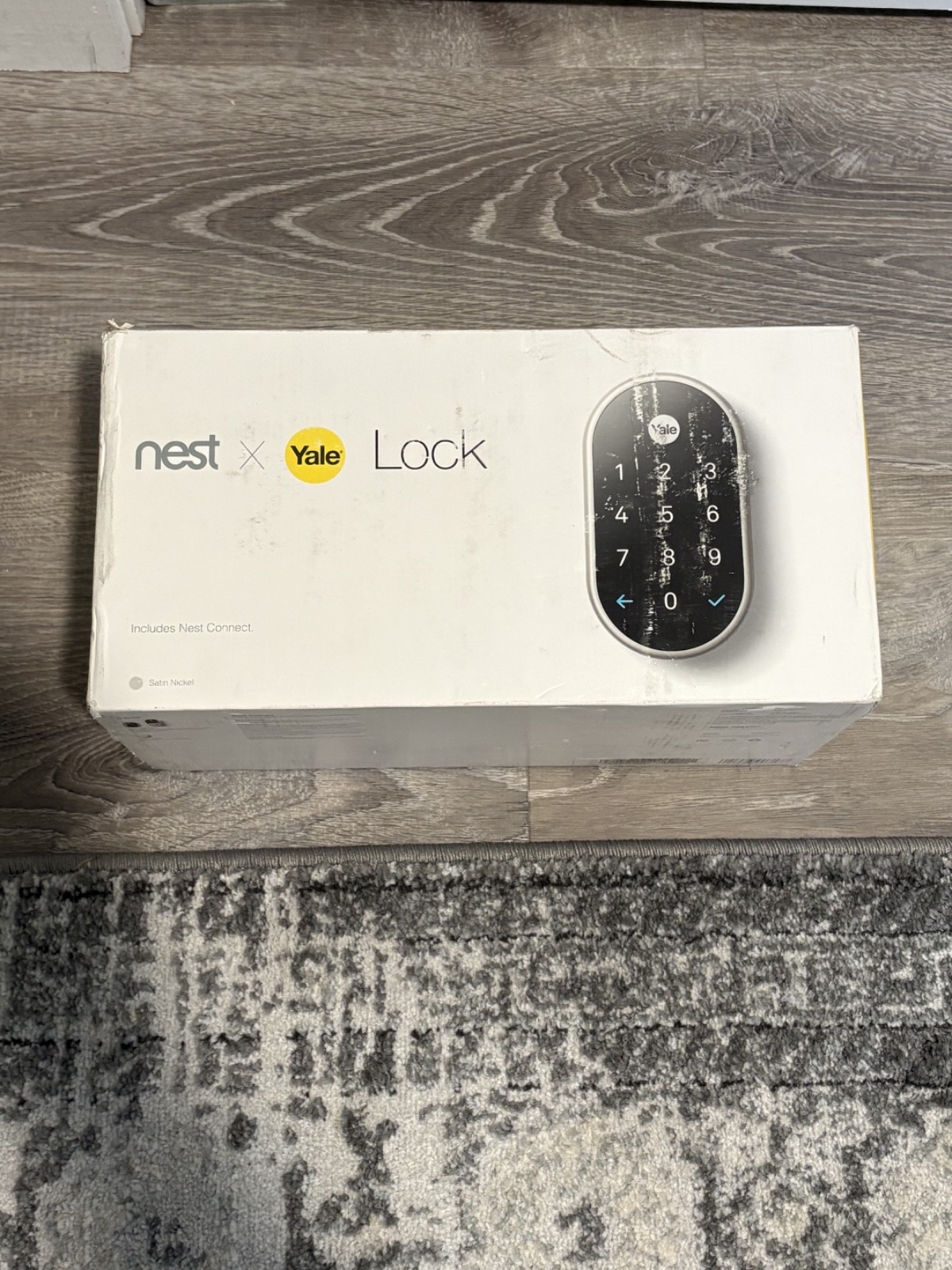 Nest X Yale Lock (satin Nickel) With Nest Connect