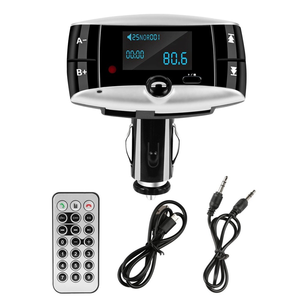 Bluetooth FM Transmitter Modulator Car Kit Handsfree MP3 Player SD USB W/ Remote