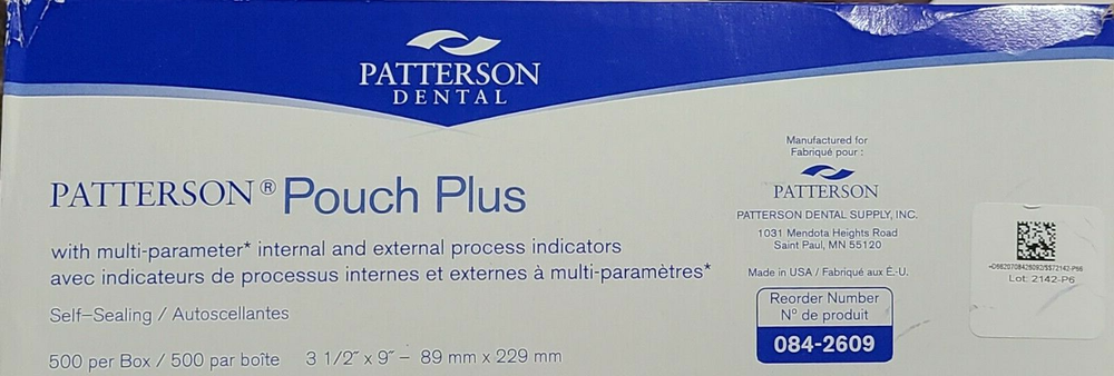 Patterson Pouch Plus Model No. 084-2609 FREE SHIPPING