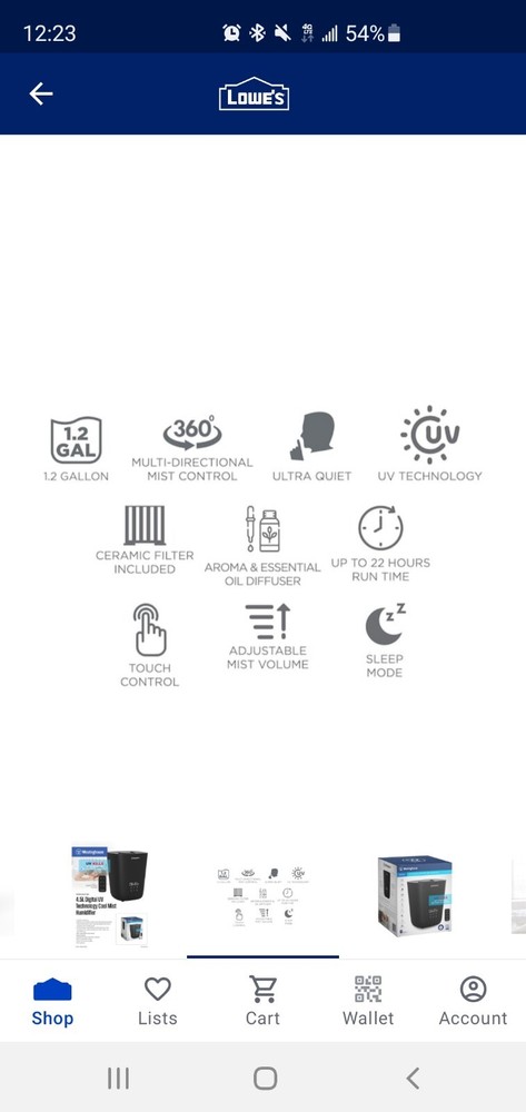 Cool MistElectronic Humidifier