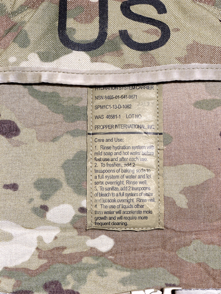 PROPPER USGI Molle II Multicam Hydration System Carrier