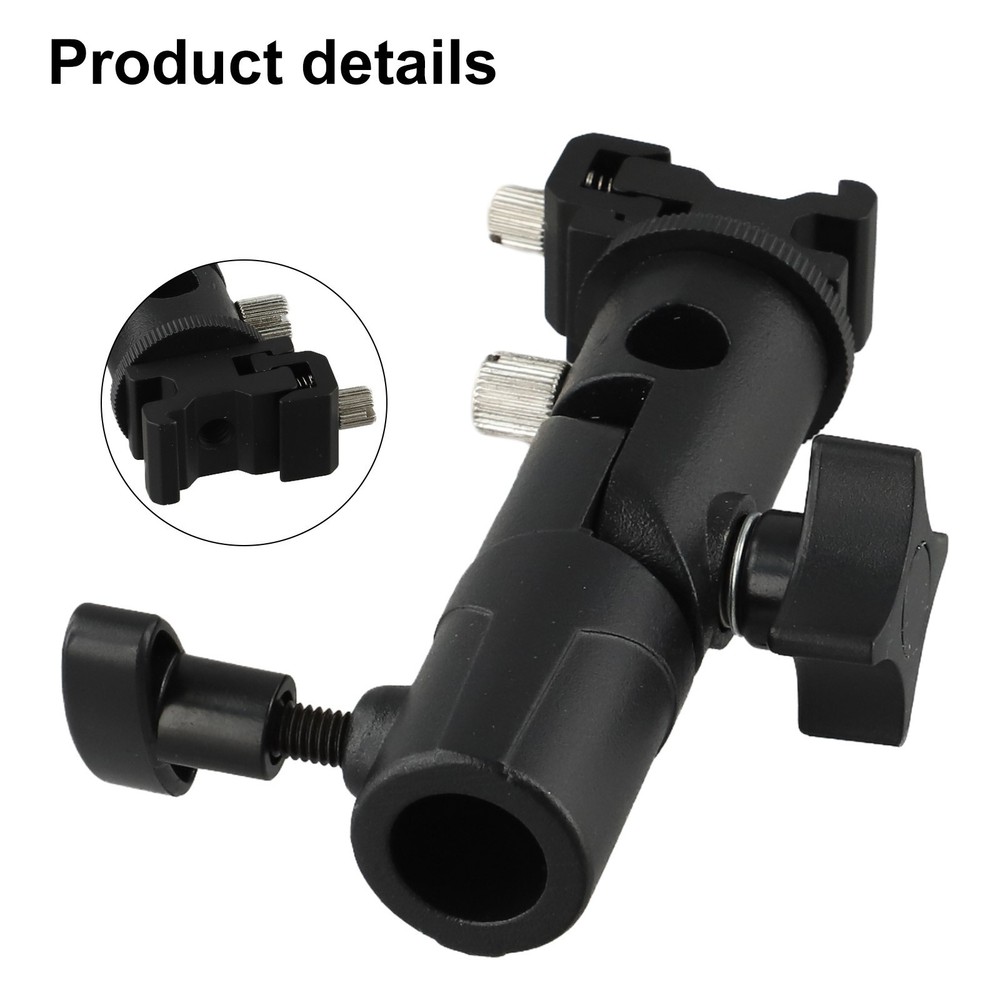 Metal Light Bracket with 1/4 Screw for For soft Reflective Umbrella Setup