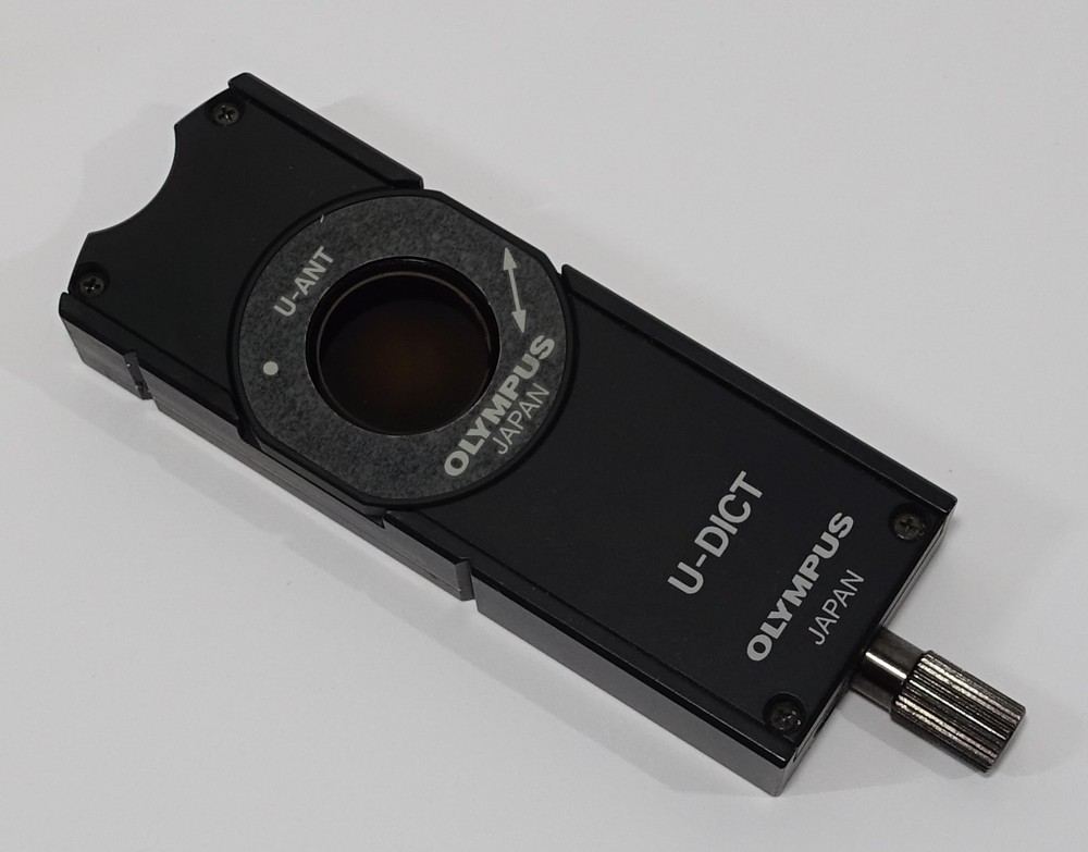 Olympus U-DICT Nomarski Slider + U-ANT Analyzer For DIC Microscope