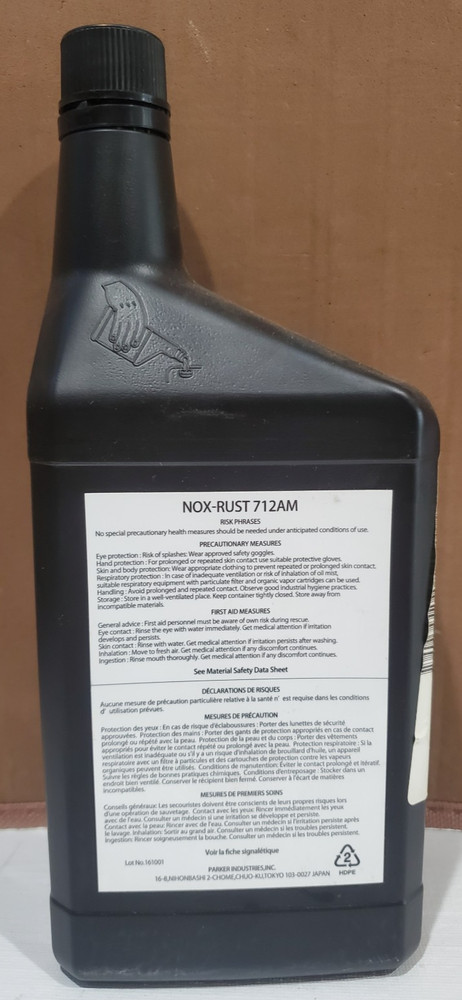 NOX-RUST 712AM 1 Liter bottle part#MZ341024EX