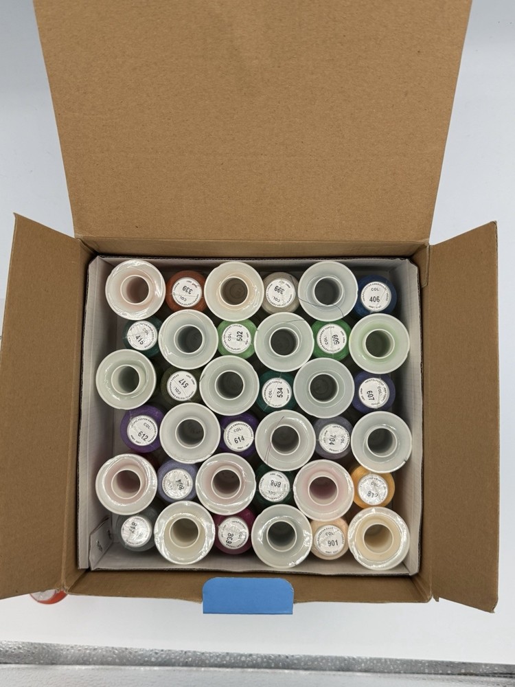 63 Colors Prothreads for Brother Polyester Embroidery Machine Thread Kit 500M