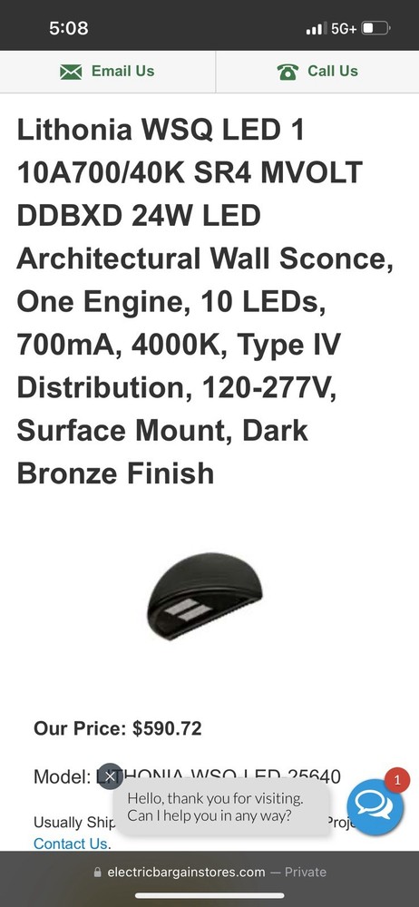 Lithonia Lighting WSQ MVOLT SR4 DBLXD