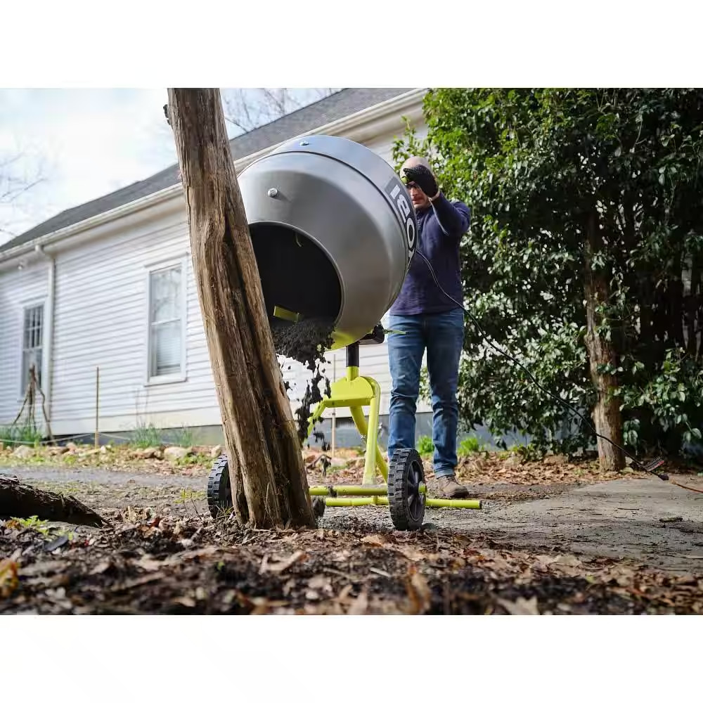 5.0 Cu. Ft. Portable Concrete Mixer