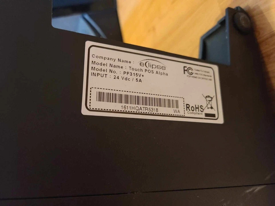 *UNTESTED* LOT OF 3x ECLIPSE TOUCH POS ALPHA PF315V+ FLAT ALL IN ONE SYSTEM ^^