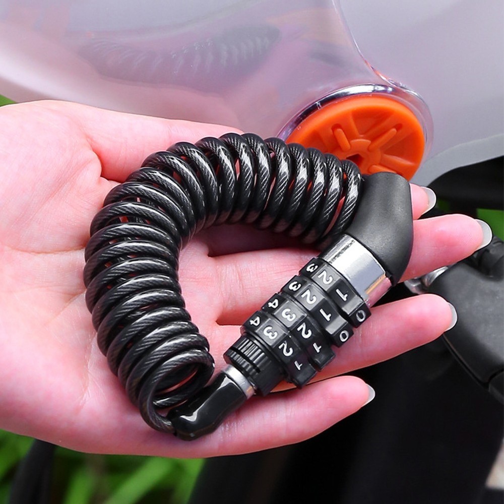 Bicycle Password Lock Lock Cycling Security Helmet Lock Locks & Security