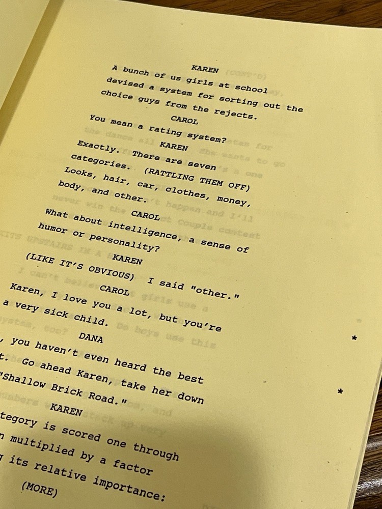 TGIF 1993 Rare Step By Step "Double Date” TV Show Shooting Script Patrick Duffy