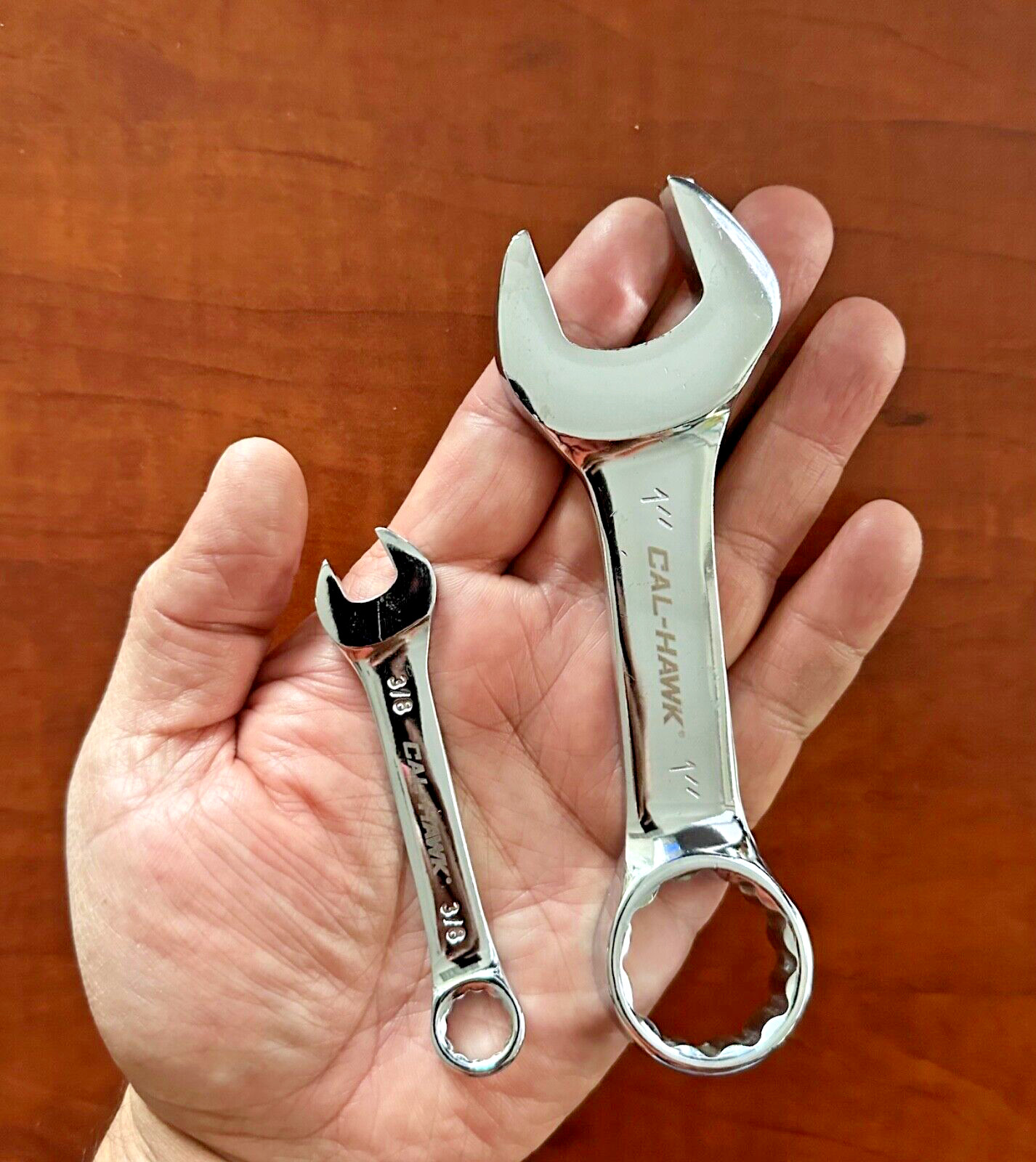 11 pc Combination Stubby Wrench Set - SAE