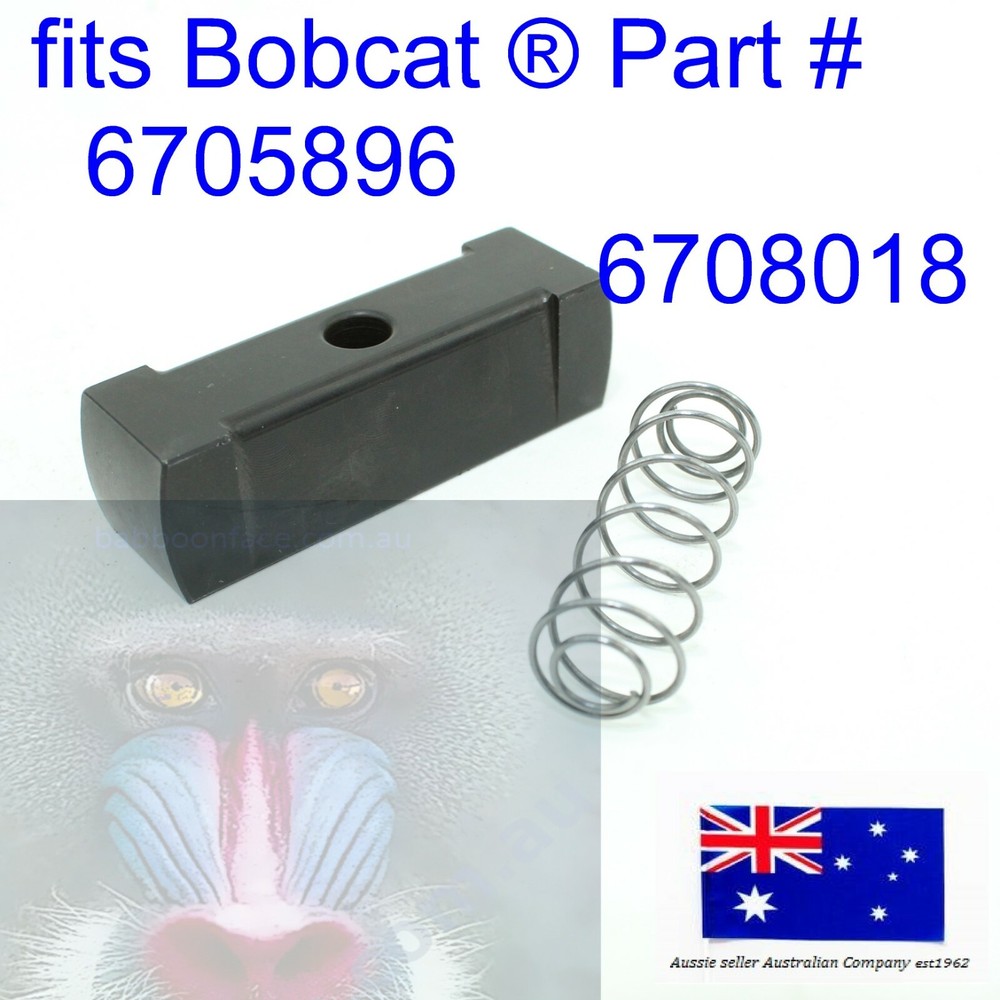 Bobcat Disk Park Brake TRACTION LOCK WEDGE 6705896 Compression Spring 6708018
