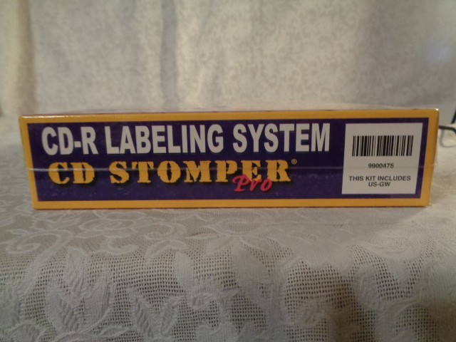 CD Stomper Pro CD Labeling System Complete PC & Mac Vintage 1999 NEW SEALED
