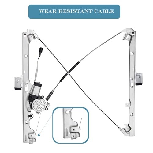 Front Left Driver Side Power Window Regulator and Motor Assembly 741-644