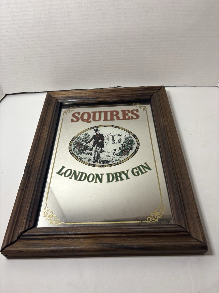 Squires Gin Mirror 10”x13”