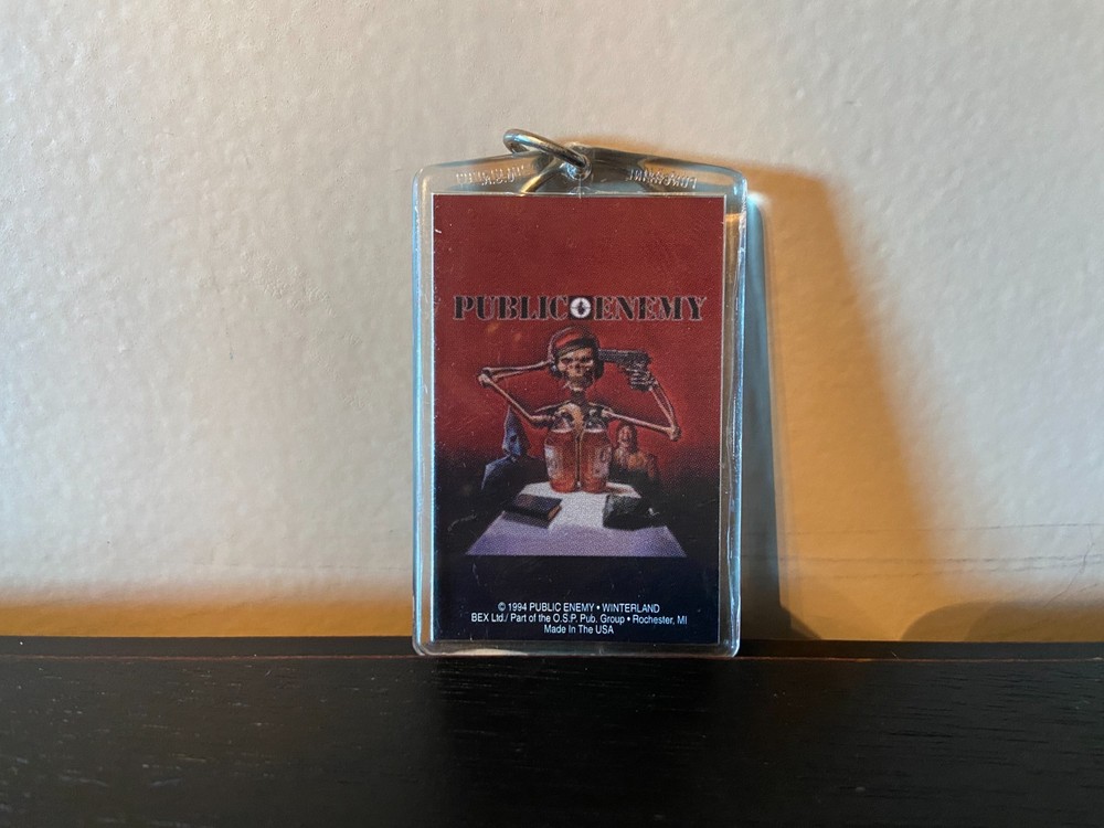 1994 Public Enemy Plastic Keychain